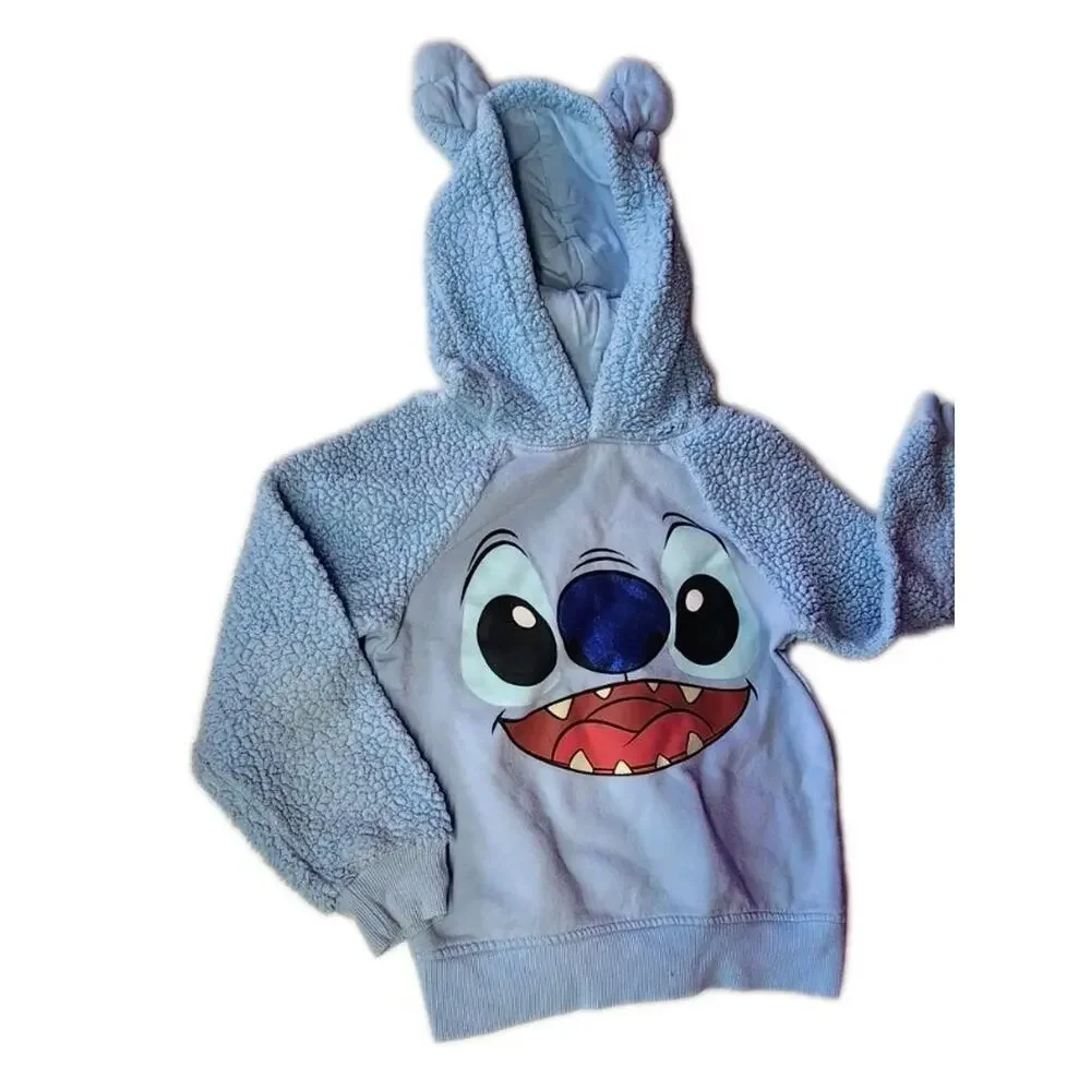 Disney Lilo & Stitch 2-Piece Fleece Set Outfit/ Jogger Size 6 Hoodie with Pants